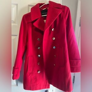 New - Red Ivanka Trump Coat - Size 10